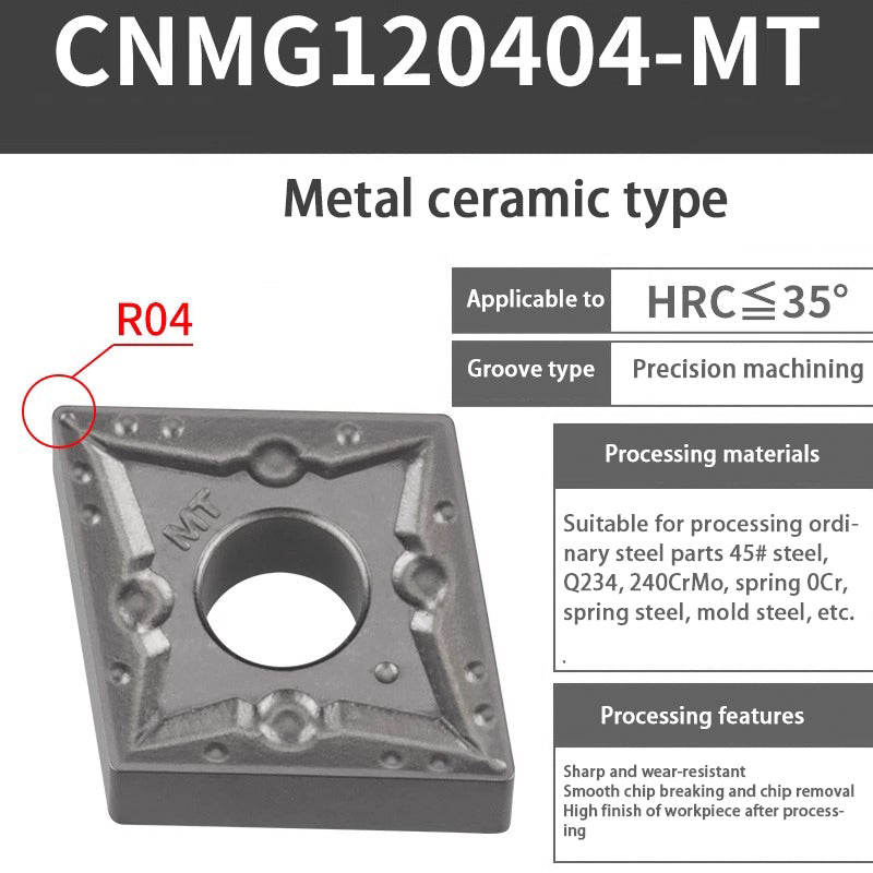 116-CNMG120404 turning blade 120408 steel stainless steel aluminum diamond outer circle alloy blade Shandong Denso Pricision Tools Co.,Ltd.